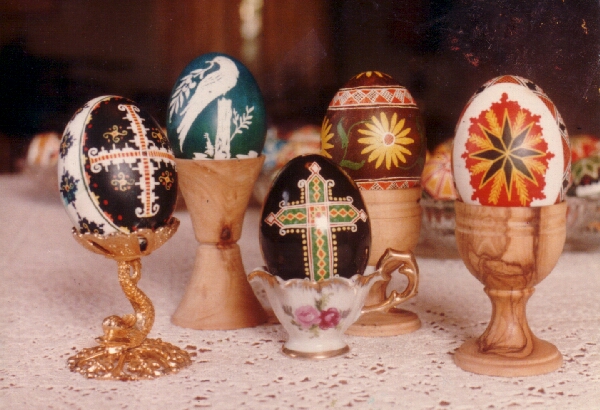 ukrainian easter eggs designs. Some Pysanky (Ukrainian Easter